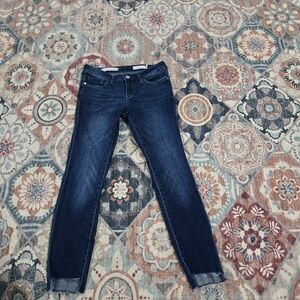Pilcro and the Letterpress Mid Rise Skinny Jeans